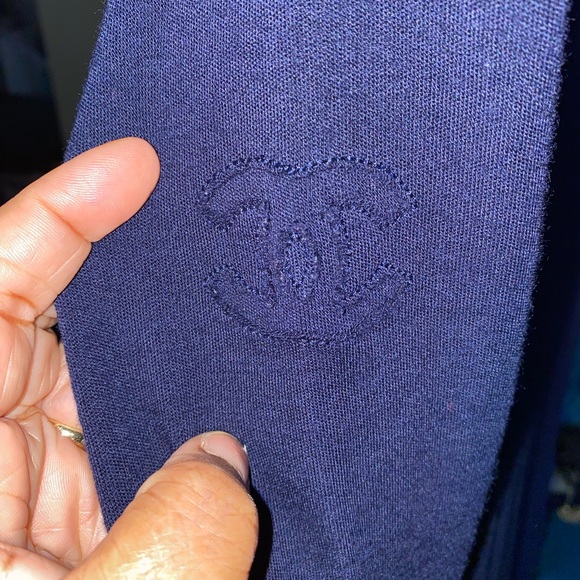 Chanel Navy Blue CC Quilted Dress - Picture 8 of 16